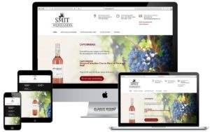 Webdesign website Wijnhandel Smit